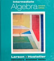 Cover of edition intermediatealge00larsrich