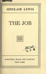 Cover of edition jobsinclair00lewiuoft