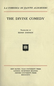 Cover of edition johnsonalighieri00dantrich