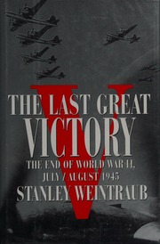 Cover of edition lastgreatvictory0000wein