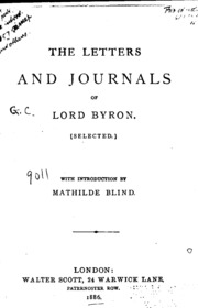 Cover of edition lettersandjourn02byrogoog