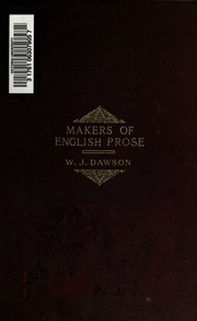 Cover of edition makersofenglishwj00dawsuoft