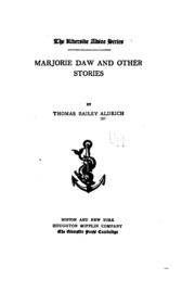 Cover of edition marjoriedawando00aldrgoog