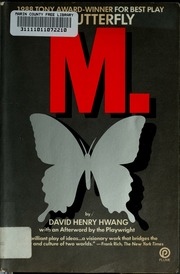 Cover of edition mbutterfly1989hwan