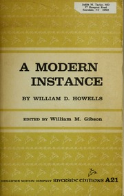 Cover of edition moderninstance00howe