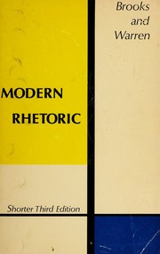 Cover of edition modernrhetoric0000broo