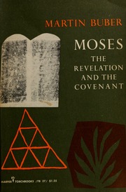 Cover of edition mosesrevelationc00buberich