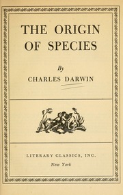 Cover of edition originofspeciesdarw