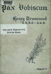 Cover of edition paxvobiscum03drumgoog