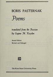 Cover of edition poems00pastrich