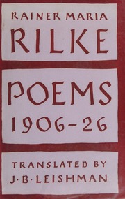 Cover of edition poems1906to19260000rilk_f2u7