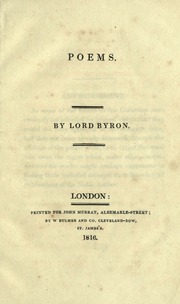 Cover of edition poemsbyron00byrorich