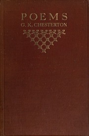 Cover of edition poemschesterton00chesiala