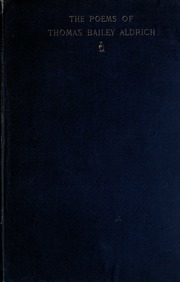 Cover of edition poemsofthom00aldrrich