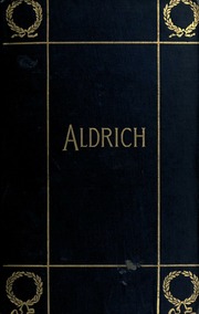 Cover of edition poemsofthomas00aldrrich