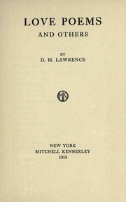 Cover of edition poemsotherslove00lawrrich