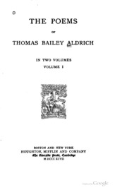 Cover of edition poemsthomasbail06aldrgoog