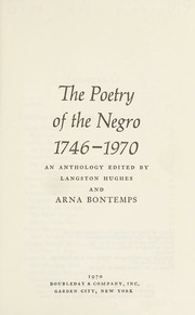 Cover of edition poetryofnegro1740000hugh