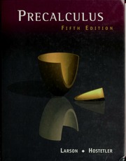 Cover of edition precalculus00lars_0