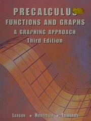 Cover of edition precalculusfunct0000lars