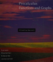 Cover of edition precalculusfunct0000lars_i1i8