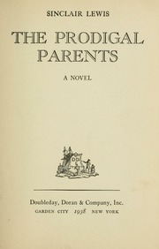 Cover of edition prodigalparentsn00lewi