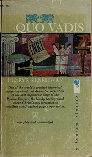 Cover of edition quovadisnarrat1960sien