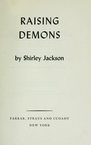 Cover of edition raisingdemons00jack