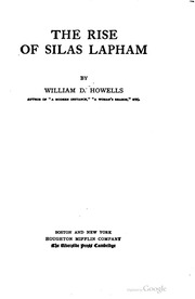 Cover of edition risesilaslapham00unkngoog