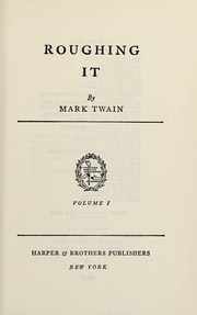 Cover of edition roughingit0000twai