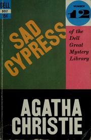 Cover of edition sadcypress00chri