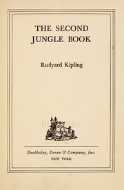 Cover of edition secondjunglebook00kipl