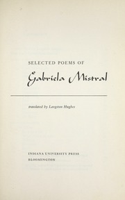 Cover of edition selectedpoemsofg00mist