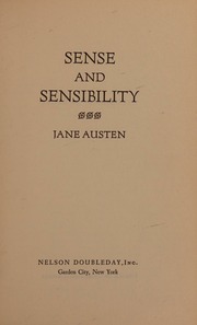 Cover of edition sensesensibility0000jane_p5v0