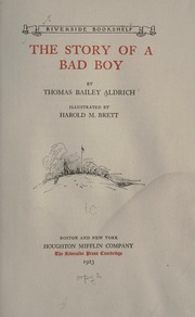 Cover of edition storyofbadboy00aldr_5