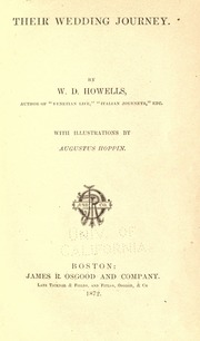 Cover of edition theirweddingjourn00howerich