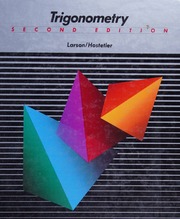 Cover of edition trigonometry0000lars_y7j7