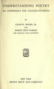 Cover of edition understandingpoe00broorich