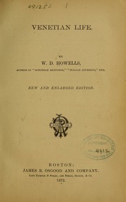 Cover of edition venetianlife04howe