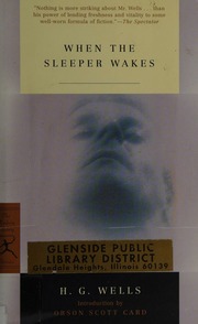 Cover of edition whensleeperwakes0000well_u5k8