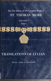 Cover of edition yaleeditionofc3-1thom