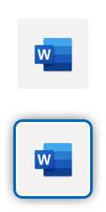 Microsoft Word 로고