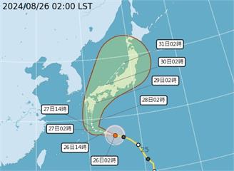 珊珊颱風明大迴轉「達強度顛峰」 恐登陸日本2、3...