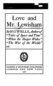 Cover of: Love and Mr. Lewisham: the story of a very young couple.