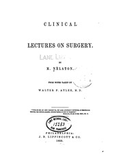 Cover of: Clinical lectures on surgery