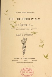 Cover of: The shepherd Psalm