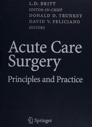 Cover of: Acute care surgery