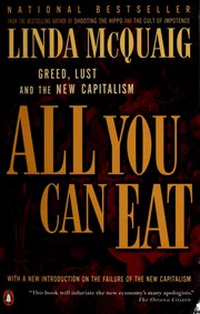 Cover of: All you can eat: greed, lust and the new capitalism