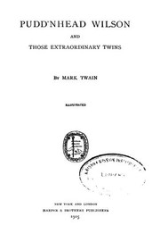 Cover of: Puddnhead Wilson: and Those Extraordinary Twins