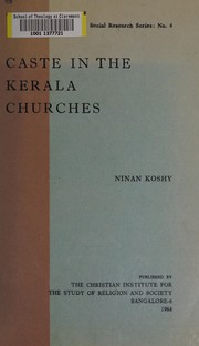 Caste in the Kerala churches by Ninan Koshy